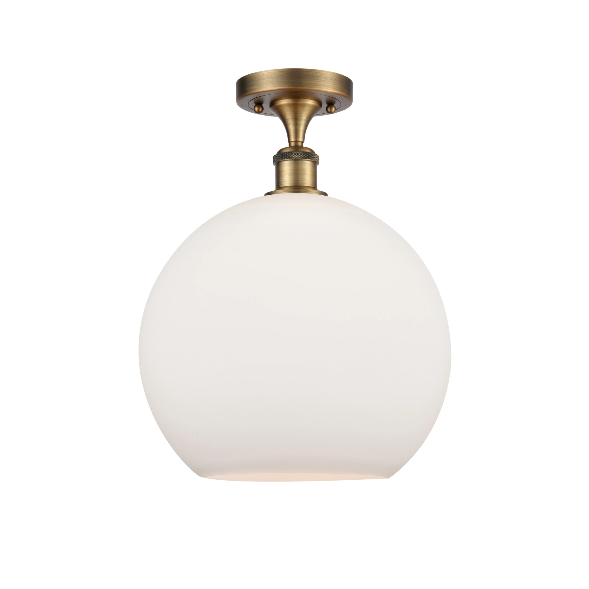 Innovations Lighting 516-1C-17-12 Athens Semi-Flush Athens 12" Wide Semi-Flush Globe - Image 45