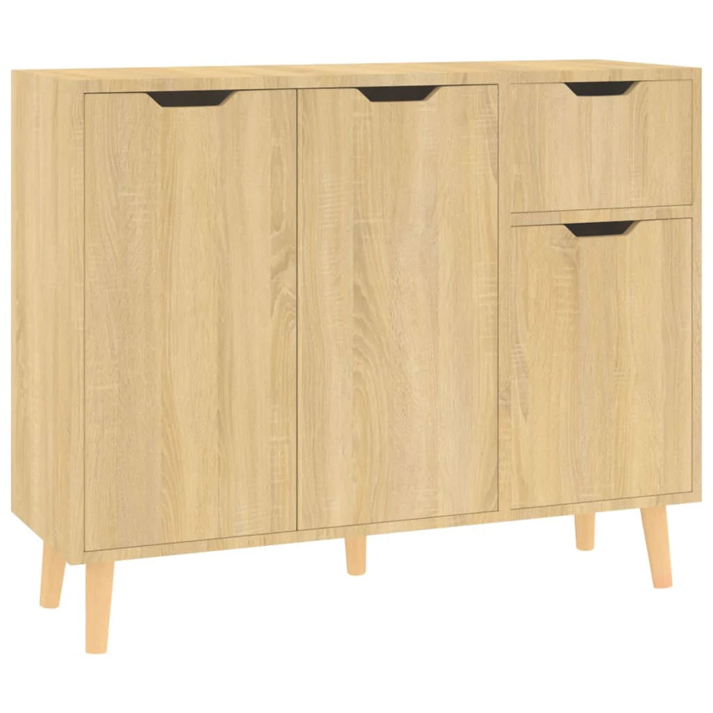 vidaXL Sideboard Console Cabinet with Storage for Bedroom Engineered Wood - Image 11