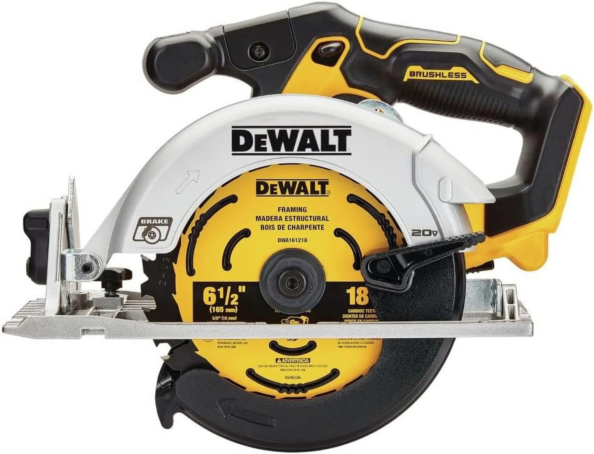 DEWALT 20V MAX Brushless Cordless Circular Saw and Drill Combo Kit with DEWALT POWERSTACK Compact Batteries DCK239E2 - Image 6