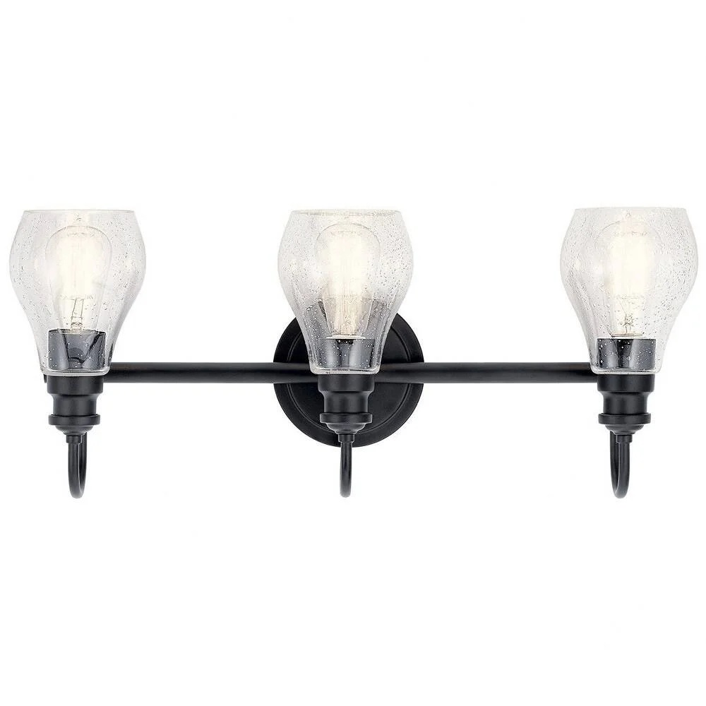 45392NI-Kichler Lighting-Greeier - 3 Light Bath Vanity Approved for Damp Locations - with Transitional inspirations - 10.25 inches tall by 23.75 - Image 7