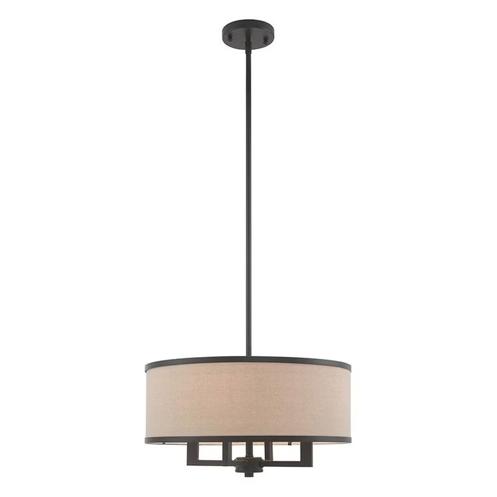 Livex Lighting Park Ridge Chandelier in Hand Painted Antique Gold Leaf - Image 3
