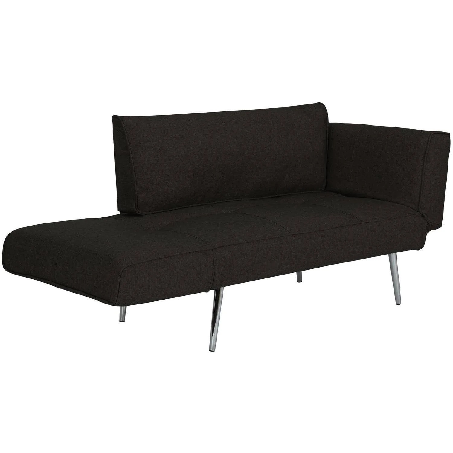 DHP Euro Futon with Magazine Storage, Black - Image 7