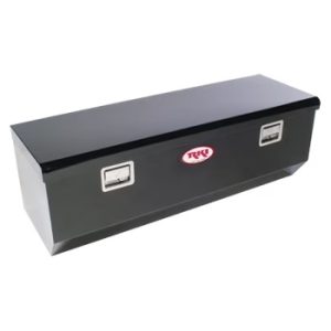 RKI M58U-1NMB Single Lid Steel Chest Tool Box with Offset for Fullsize, Black