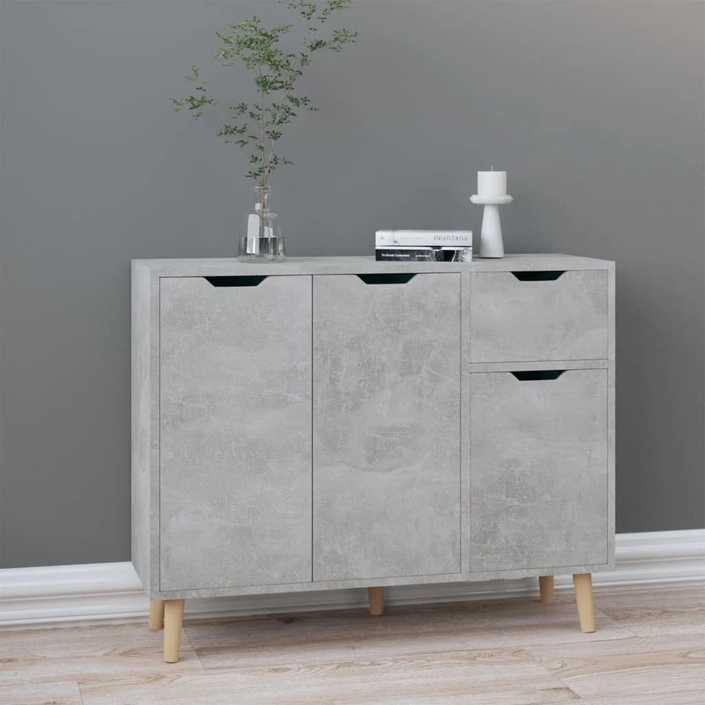 vidaXL Sideboard Console Cabinet with Storage for Bedroom Engineered Wood - Image 13