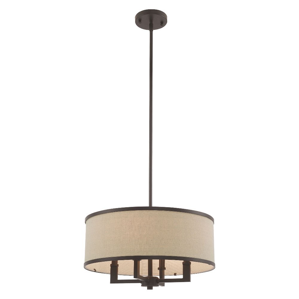 Livex Lighting Park Ridge Chandelier in Hand Painted Antique Gold Leaf - Image 16