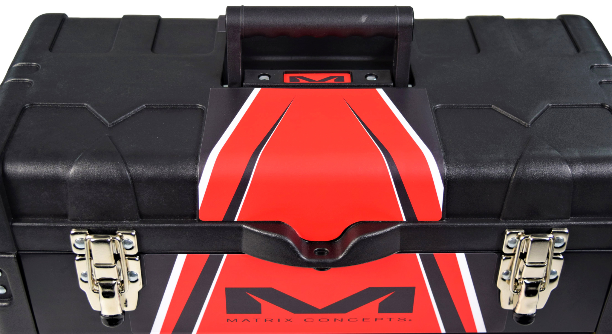 Matrix Concepts M31 Worx 2 Drawer Portable Tool Box (Black/Red) M31-402 - Image 8