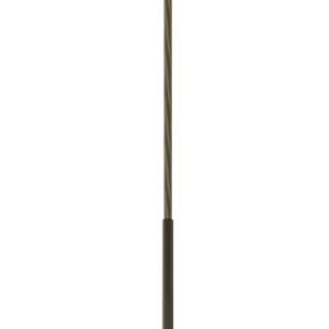 1BT-757219-BR-Besa Lighting-Sasha II-One Light Cord Pendant with Flat Canopy-6.3 Inches Wide by 5.4 Inches High-Bronze Finish-Carrera Glass