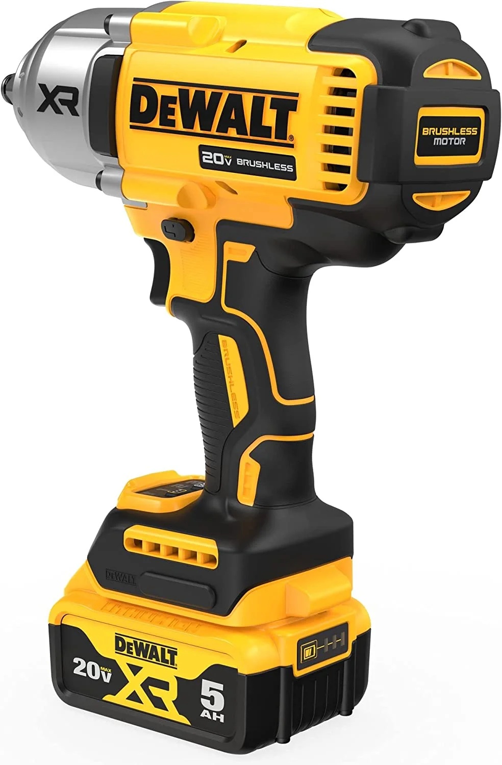 DEWALT 20V MAX XR 1/2" High Torque Impact Wrench with Hog Ring Anvil Kit (DCF900P1) - Image 3