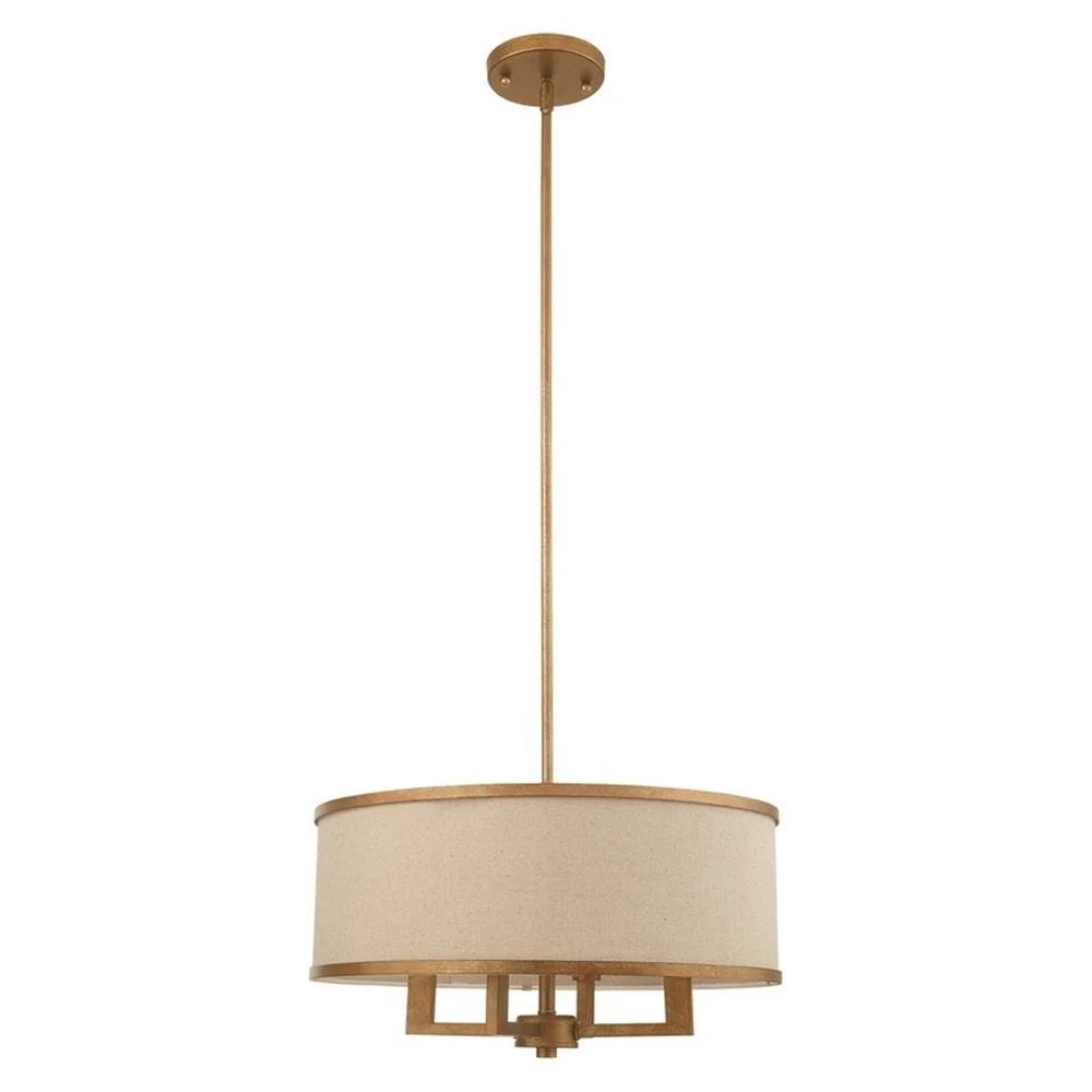 Livex Lighting Park Ridge Chandelier in Hand Painted Antique Gold Leaf - Image 4