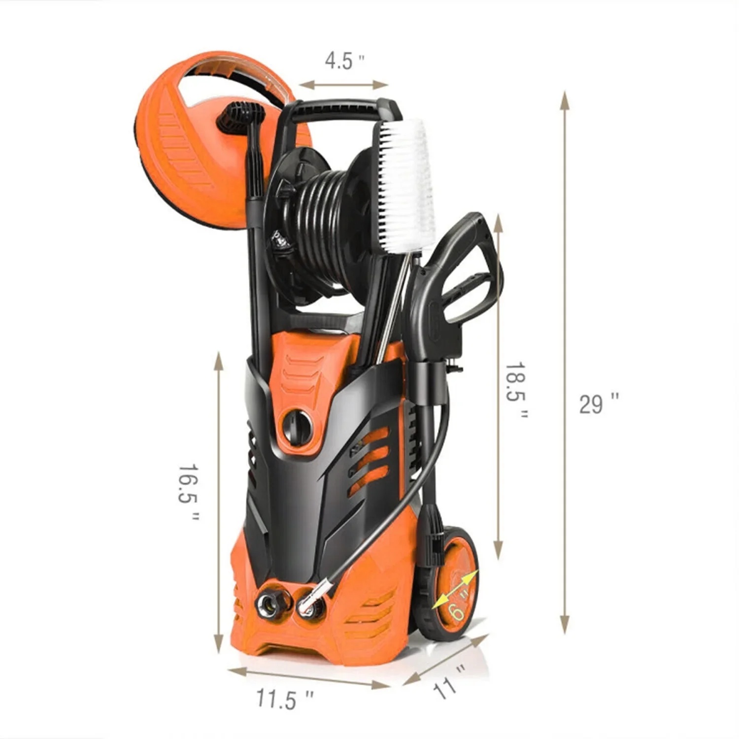 Fenbeli Electric Pressure Washer, 3800 PSI 2.6GPM Power Washer for Cars, Fences and Patios - Image 23