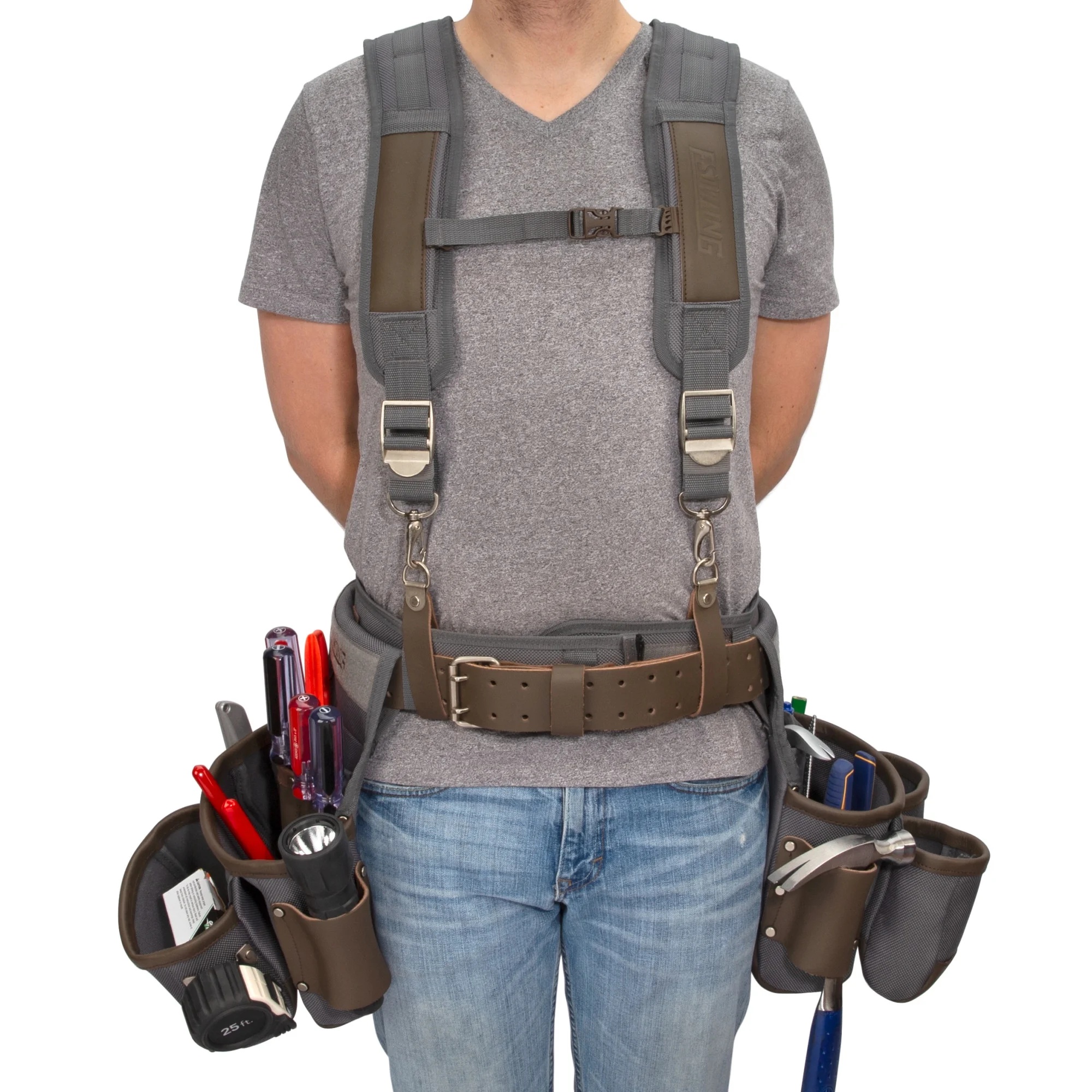 Estwing 94745 15-Pocket Framer's Tool Pouch Apron Set - Image 5