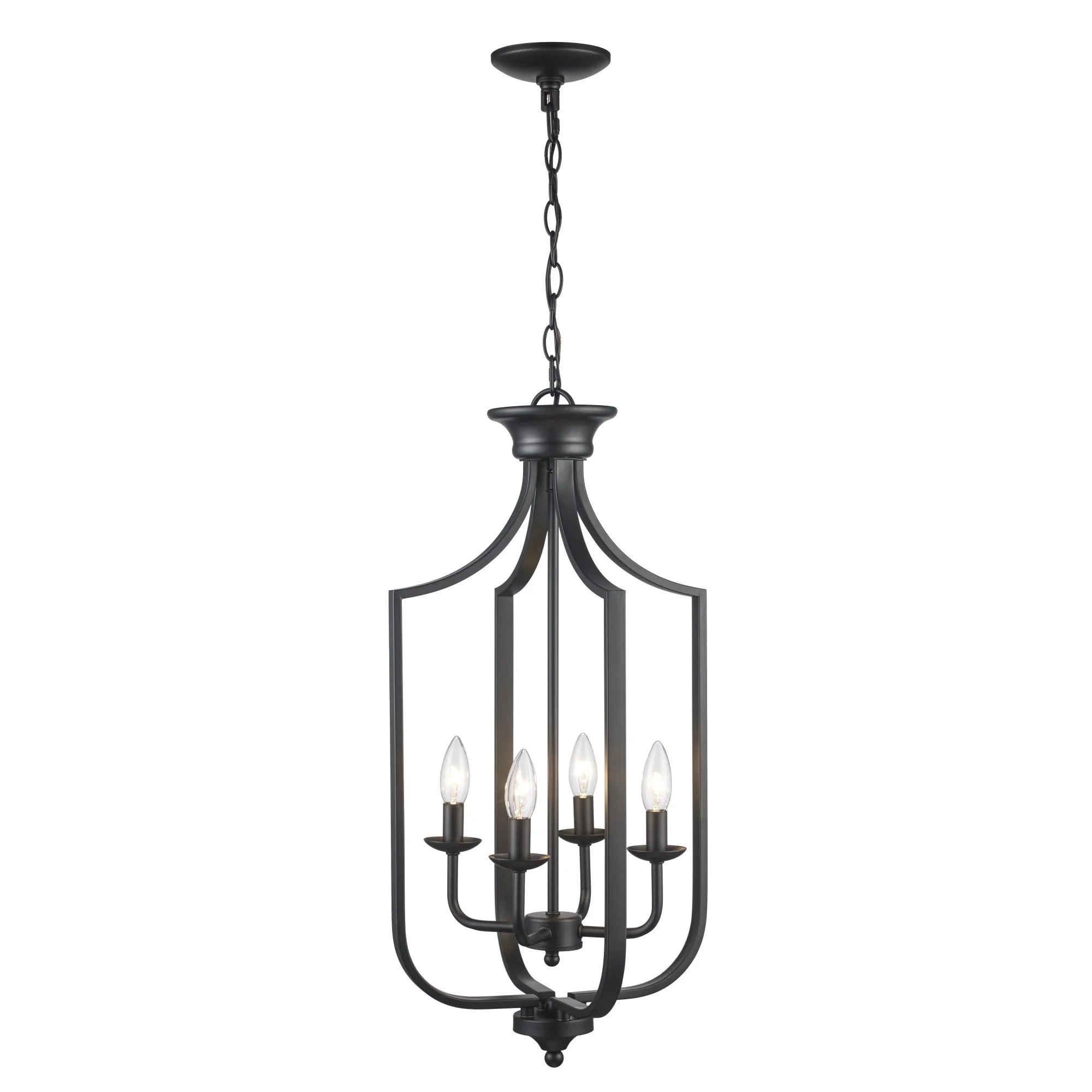Trans Globe Lighting 11215 Hillcrest 4 Light 14" Wide Pendant - Black - Image 6