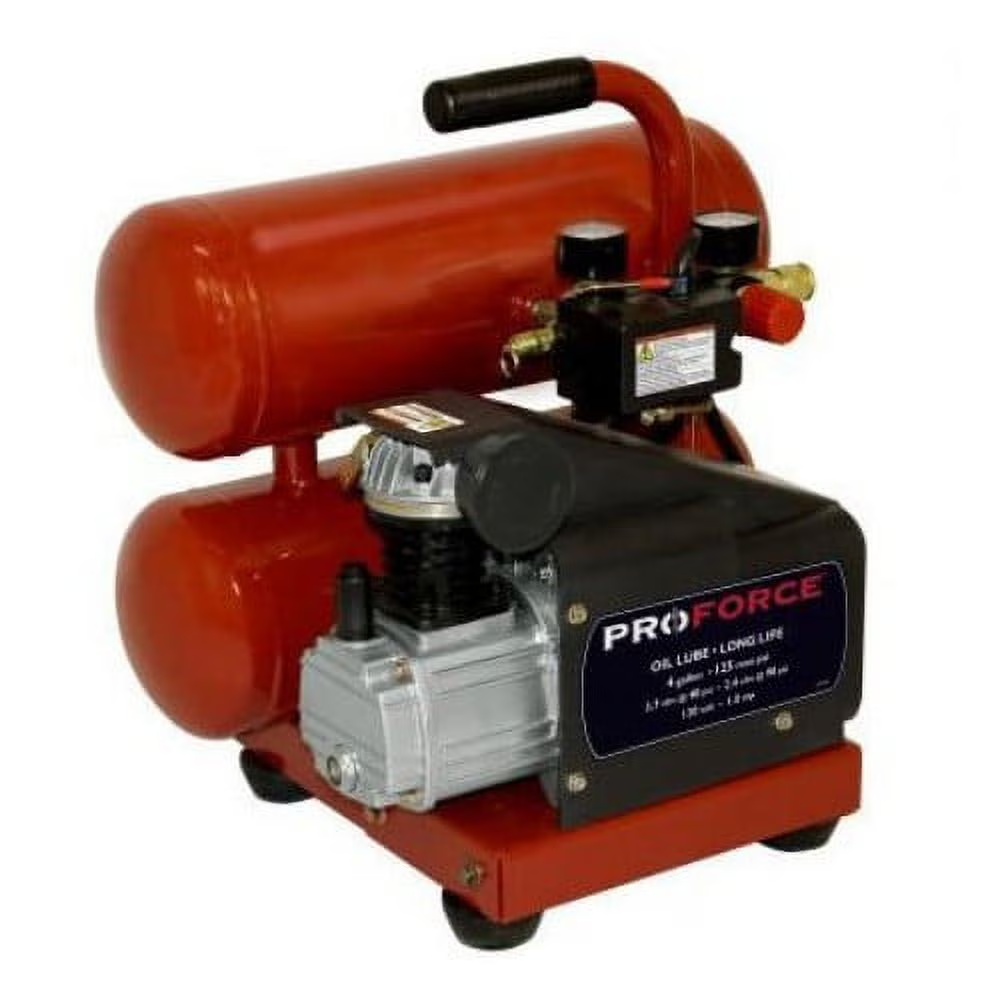 ProForce VSF1080421 4 Gallon Twin Stack Air Compressor