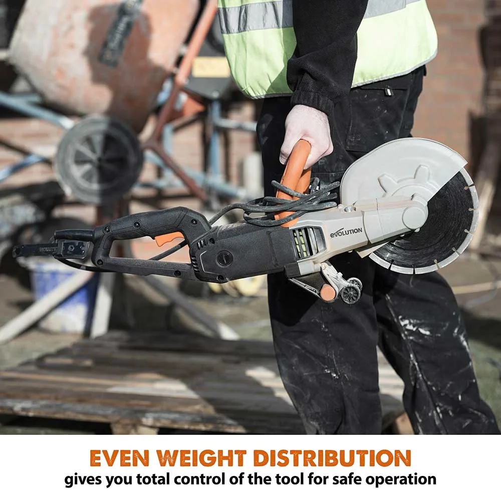 Evolution Power Tools 9 in. Electric Concrete Saw - Image 2