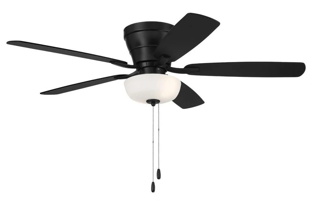 WHL52BNK5C1-Craftmade Lighting-Wheeler - 5 Blade Flush Mount Ceiling Fan with Light Kit-13.5 Inches Tall and 52 Inches Wide-Brushed Polished Nickel - Image 5