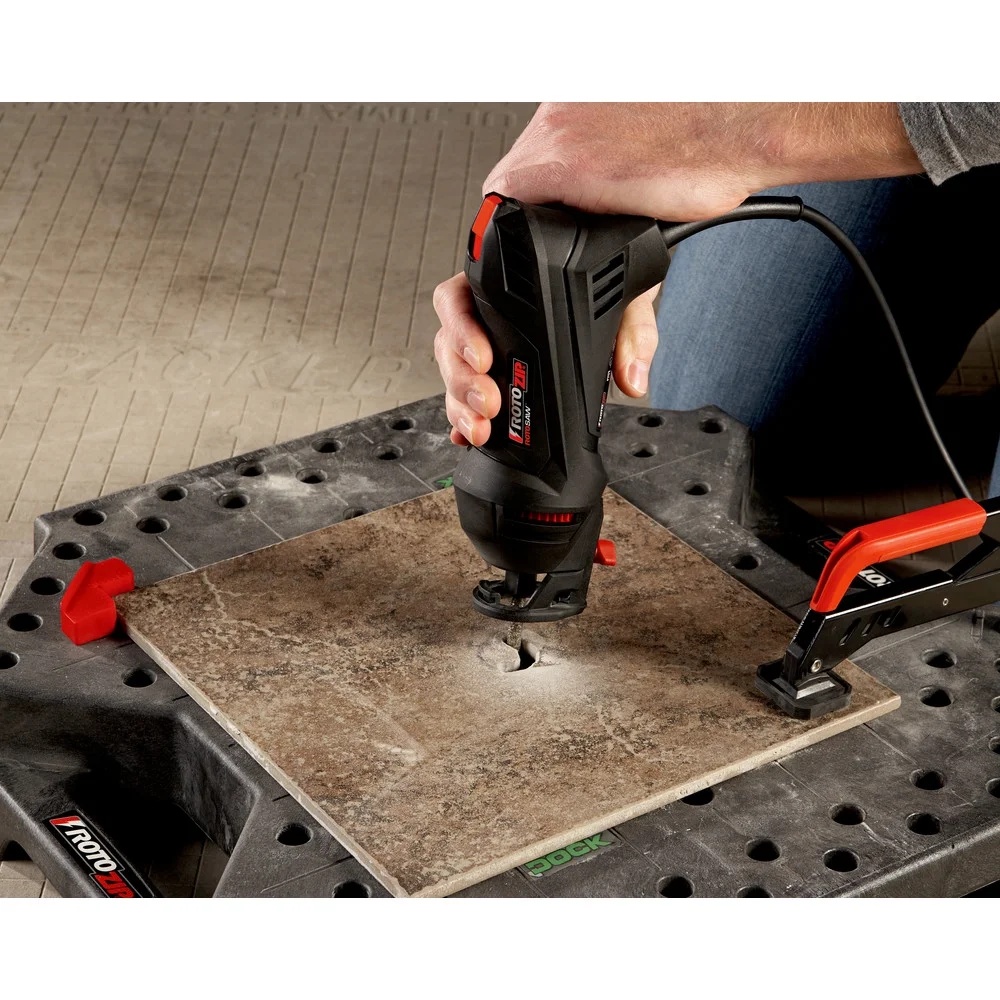 RotoZip SS355-10 5.5 Amp RotoSaw Corded Spiral Saw Kit - Image 2
