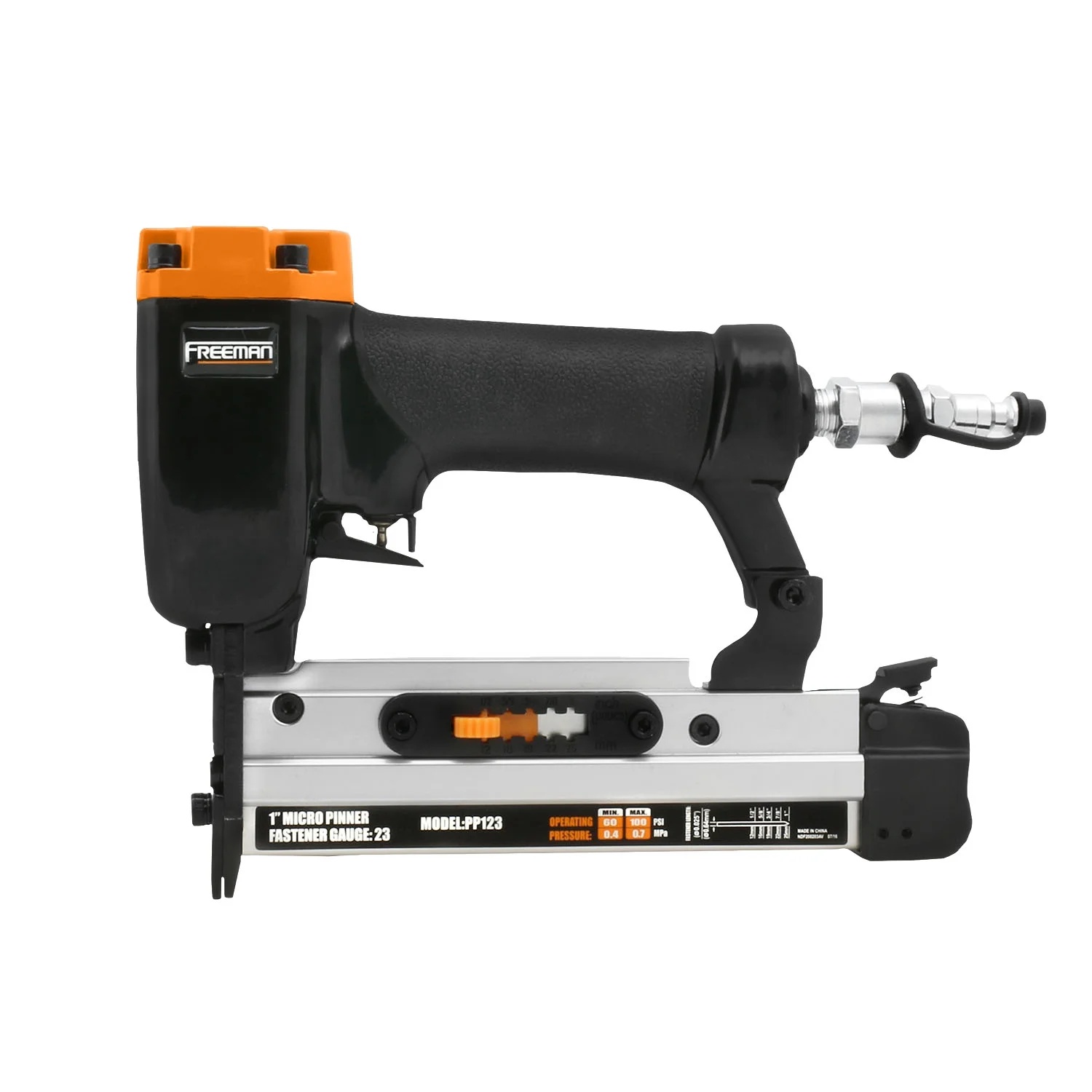 Freeman P4FNCB Pneumatic Finishing Nailer and Stapler Kit with Bag and Fasteners (4-Piece) - Image 5