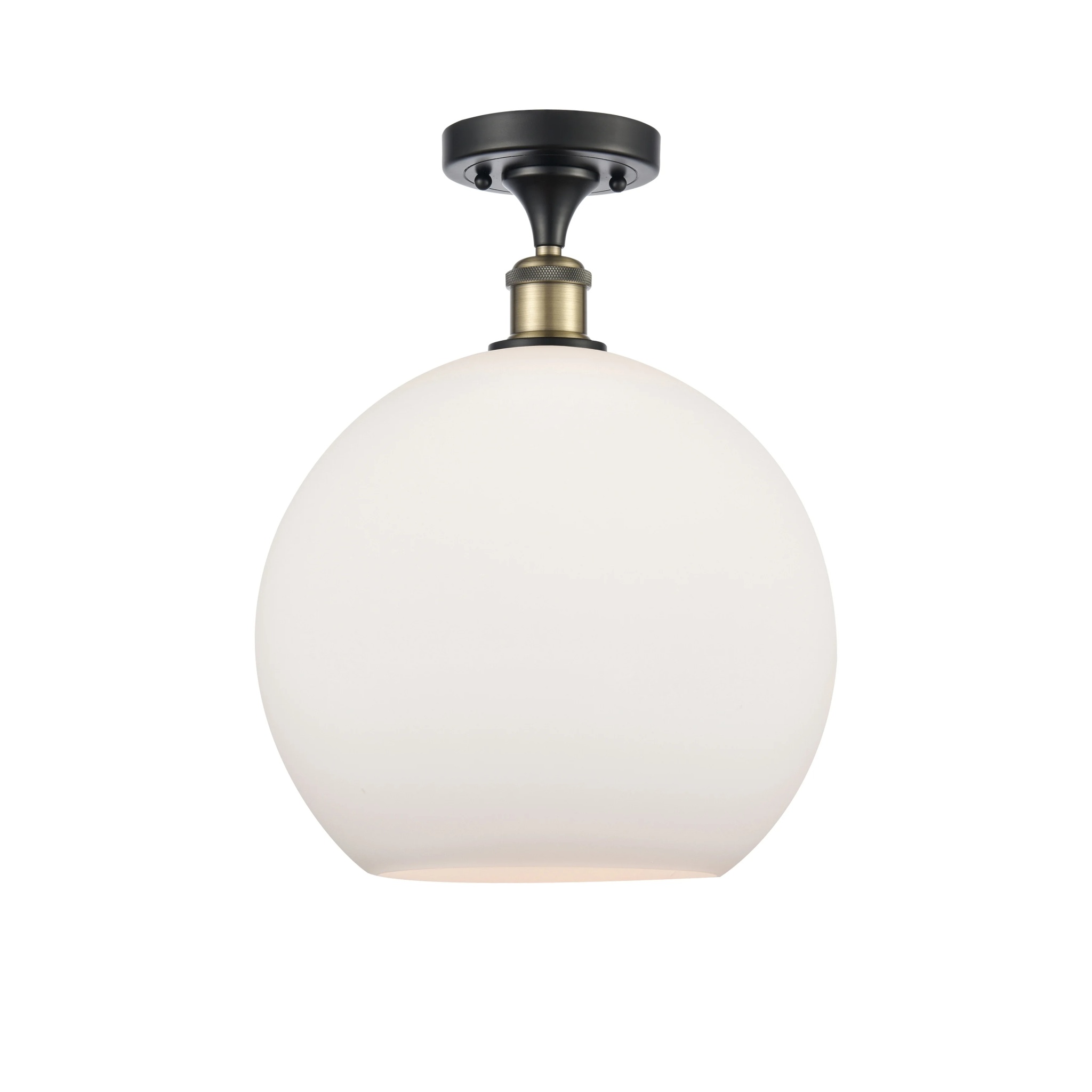Innovations Lighting 516-1C-17-12 Athens Semi-Flush Athens 12" Wide Semi-Flush Globe - Image 33