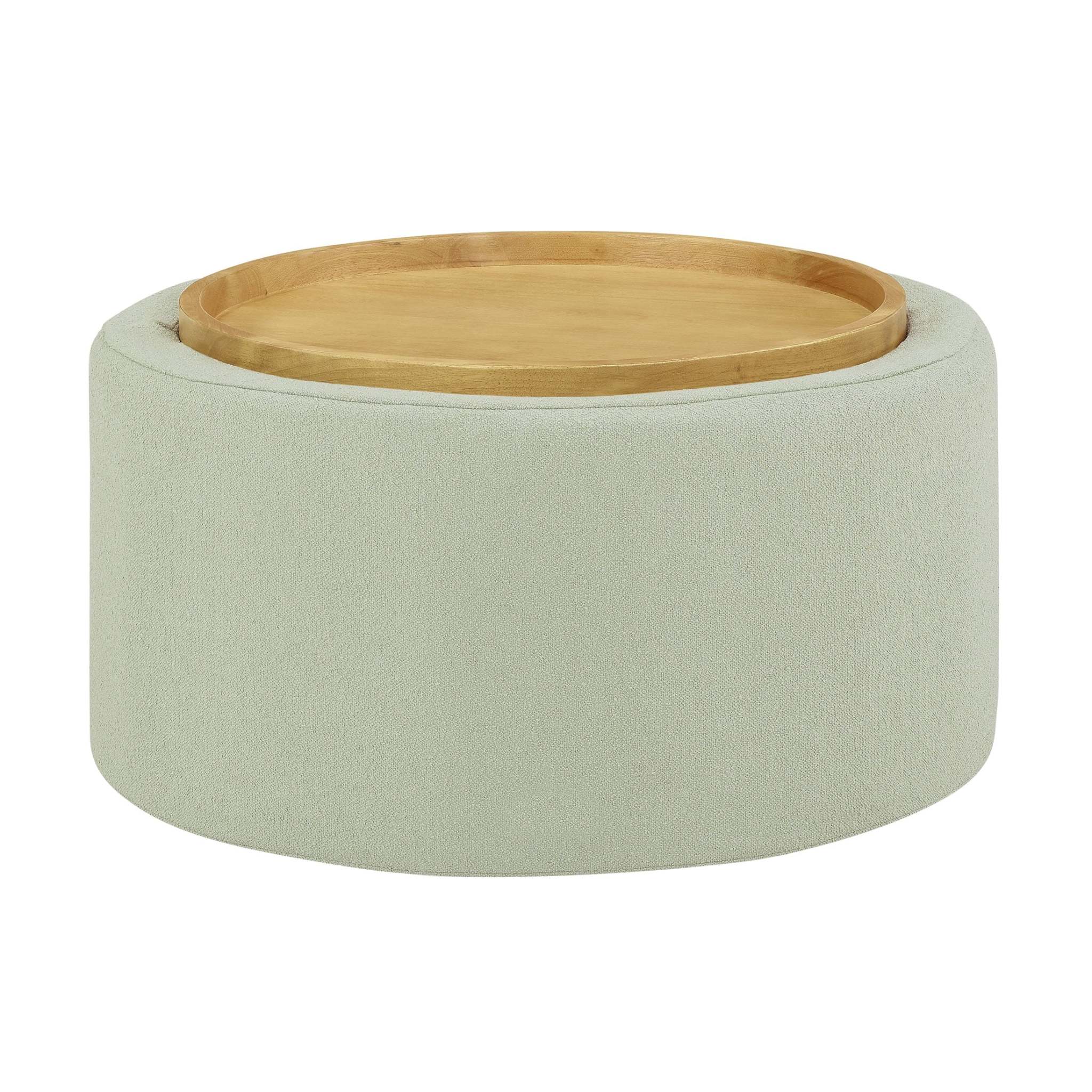 Beautiful Drew Stowaway Coffee Table with Storage by Drew Barrymore, Sage
