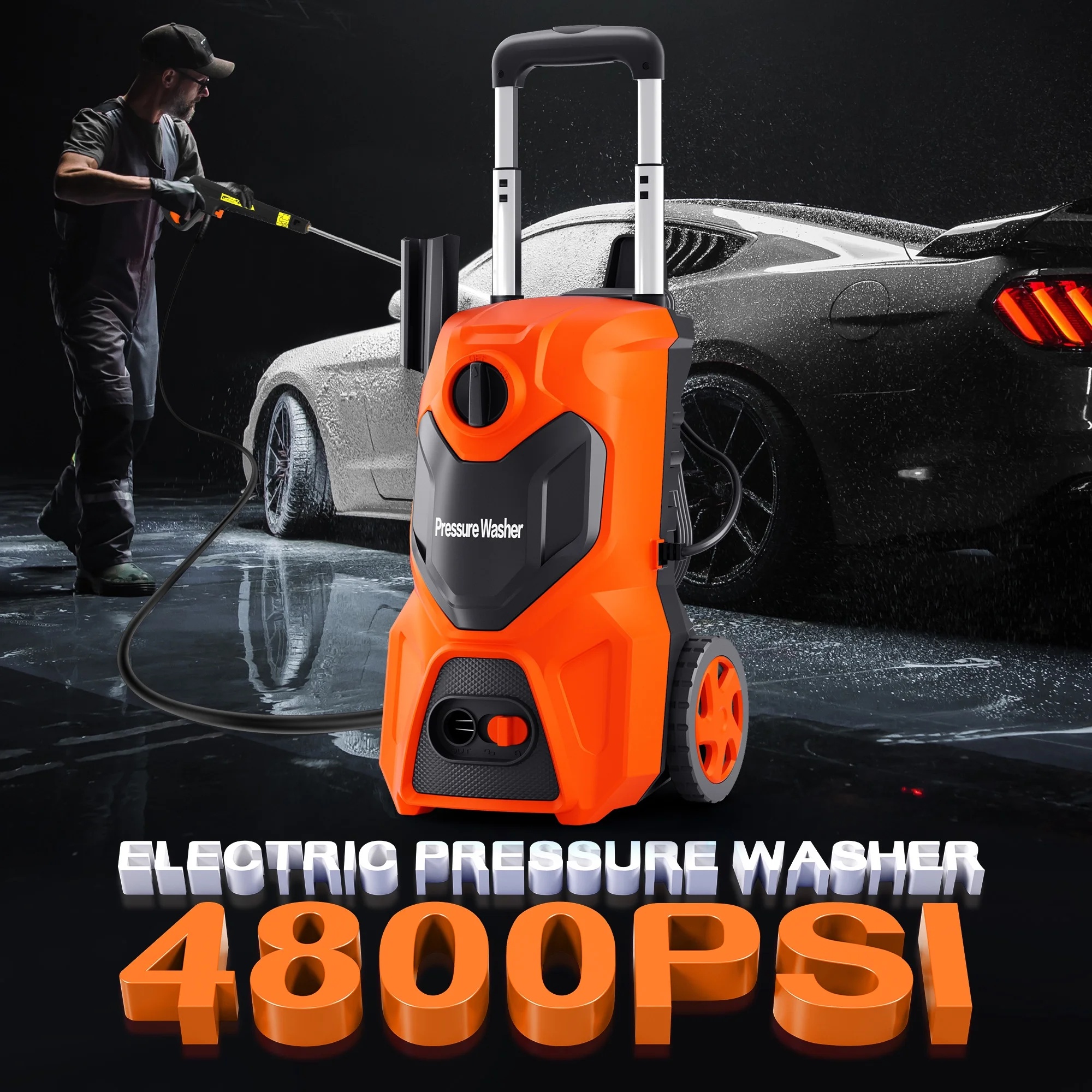 Fenbeli Electric Pressure Washer, 3800 PSI 2.6GPM Power Washer for Cars, Fences and Patios - Image 13