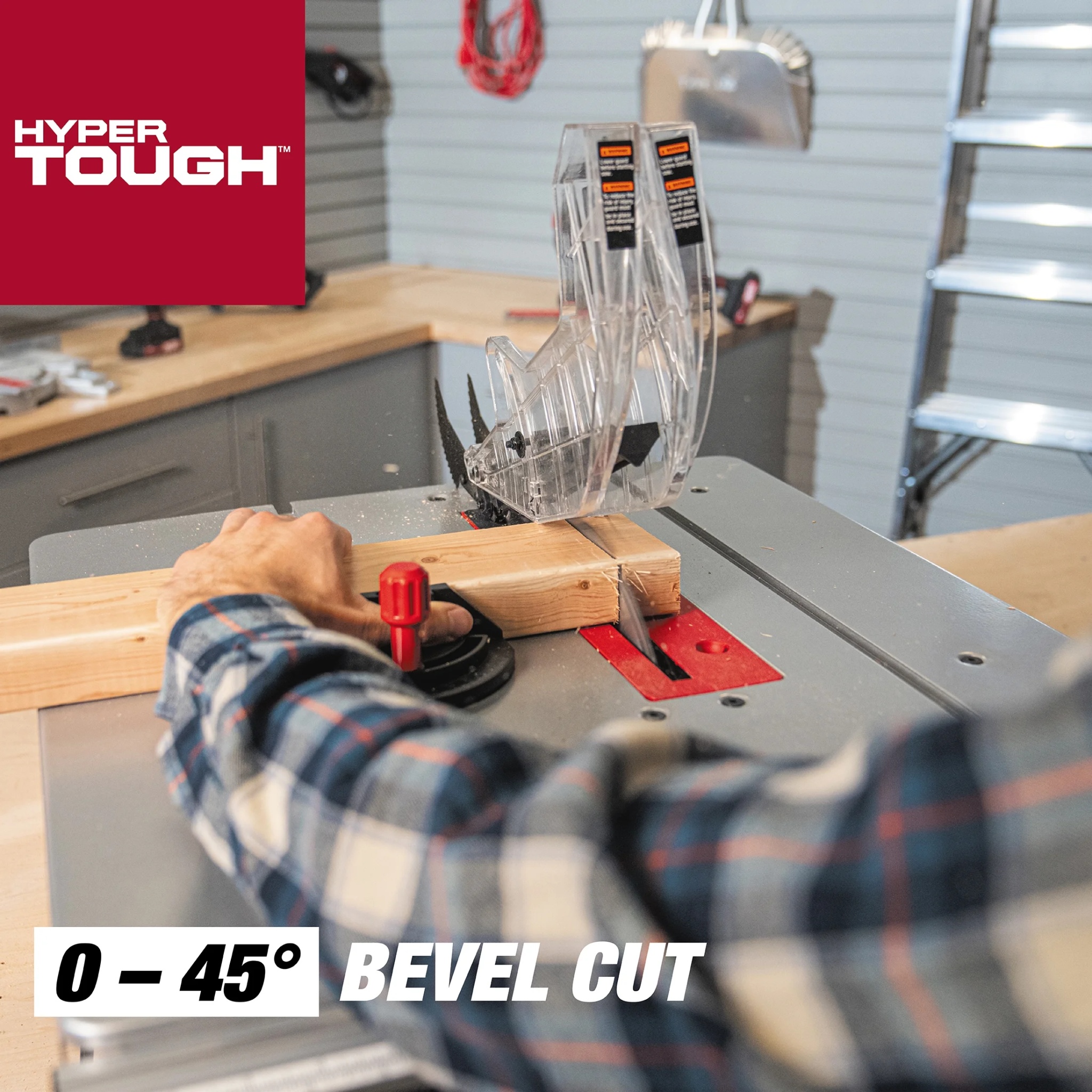 Hyper Tough 10-inch 15Amp Table Saw, TS1001 - Image 3