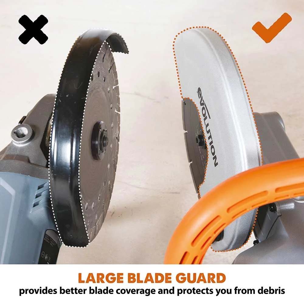 Evolution Power Tools 9 in. Electric Concrete Saw - Image 5