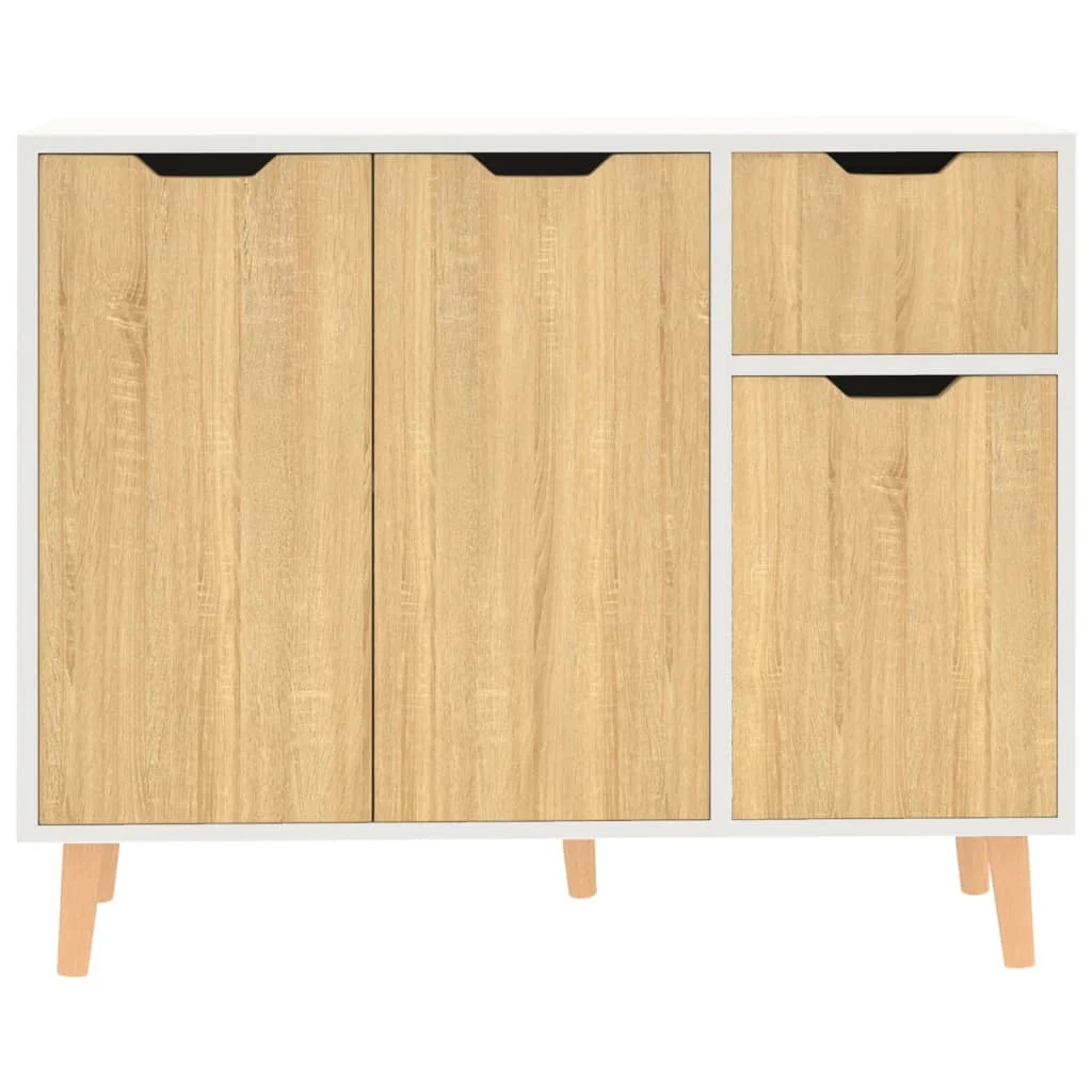 vidaXL Sideboard Console Cabinet with Storage for Bedroom Engineered Wood - Image 18