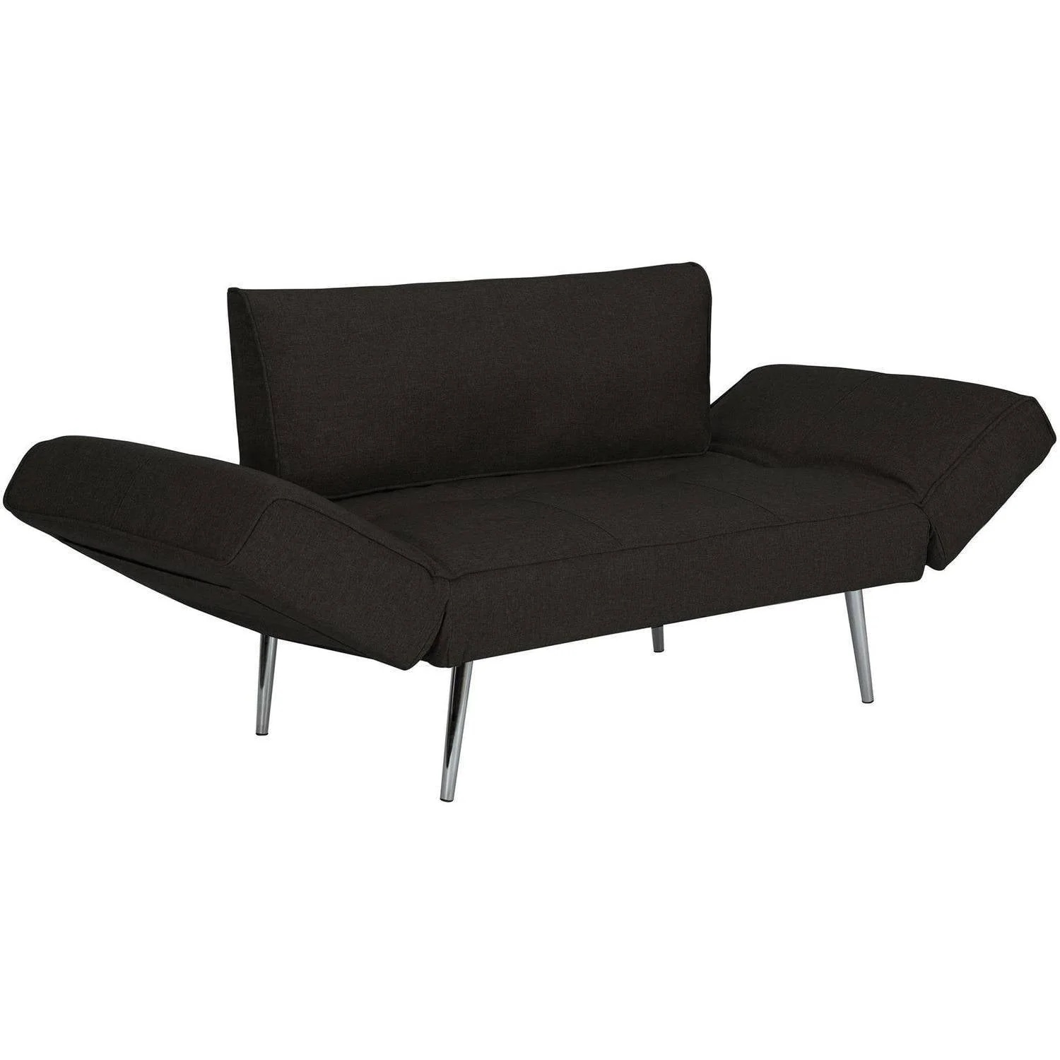 DHP Euro Futon with Magazine Storage, Black - Image 20