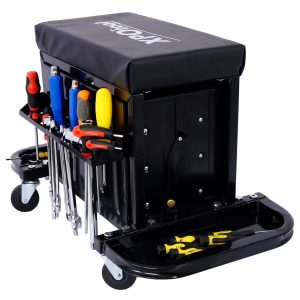 UBesGoo 350-Pound Capacity Garage Glider Rolling Tool Chest Seat