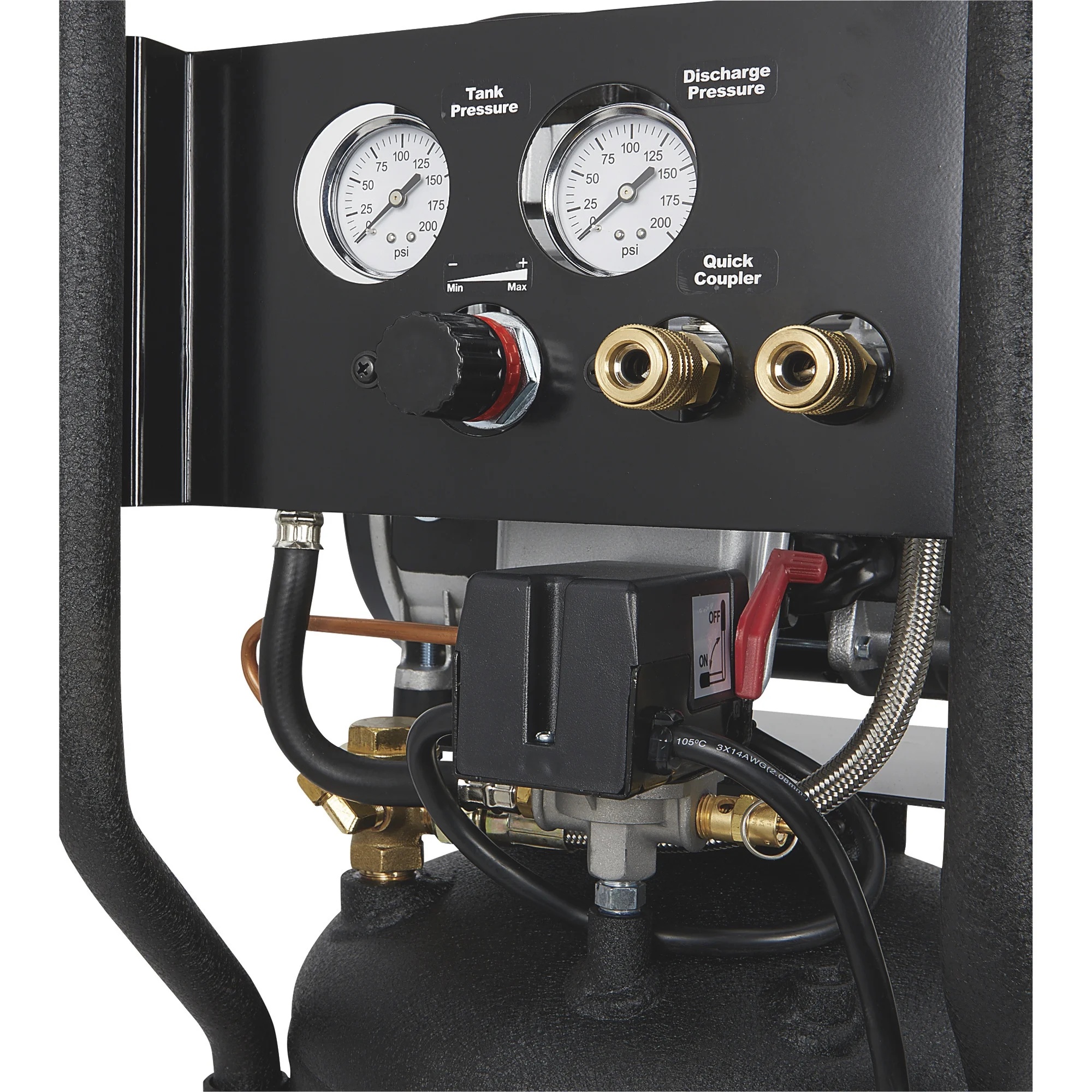 NorthStar Portable Quiet Electric Air Compressor, 1.5 HP, 8-Gallon, 4 CFM @ 90 PSI - Image 8