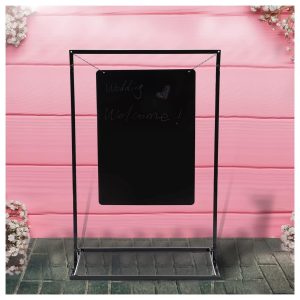 43" Arch Wedding Welcome Sign Backdrop Stand with Bases for Ceremony, Party Photo Booth Decor Frame Event Garden Arch Abor Photography Background Display Rack Balloon Flower Decor