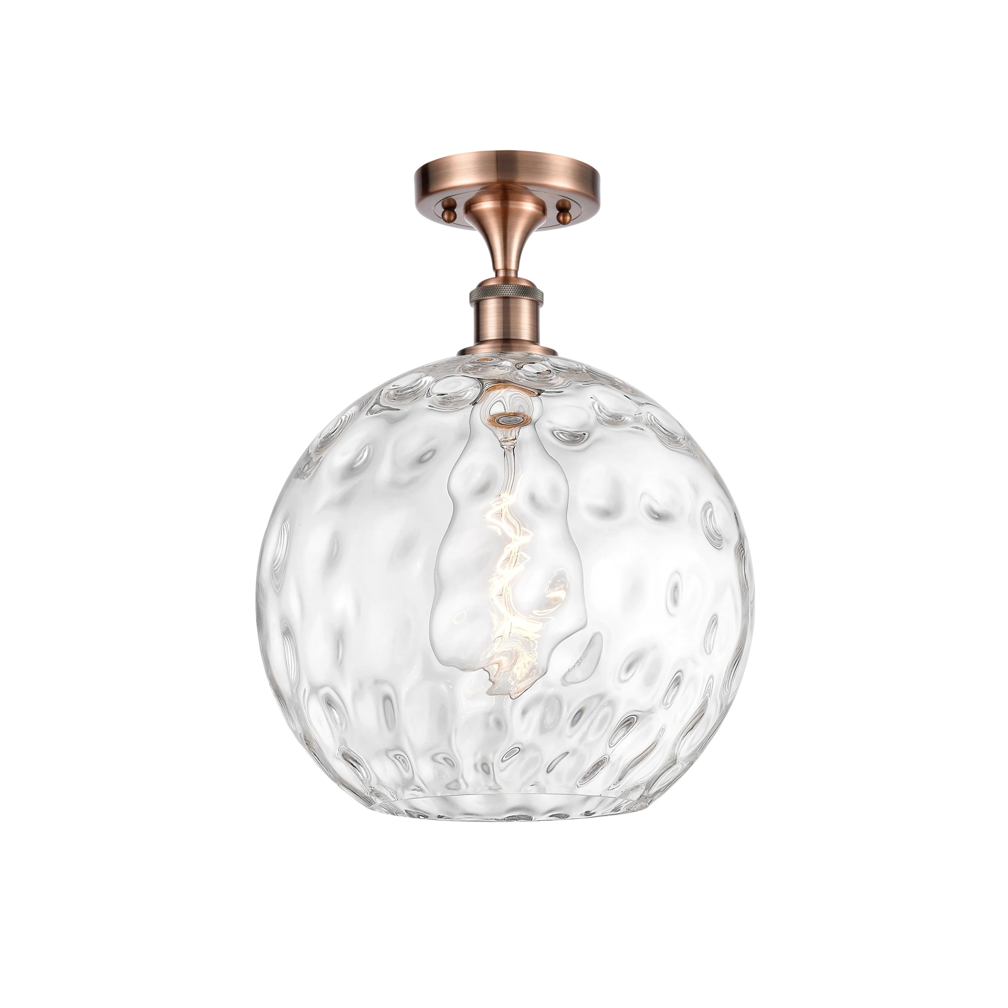 Innovations Lighting 516-1C-17-12 Athens Semi-Flush Athens 12" Wide Semi-Flush Globe - Image 49