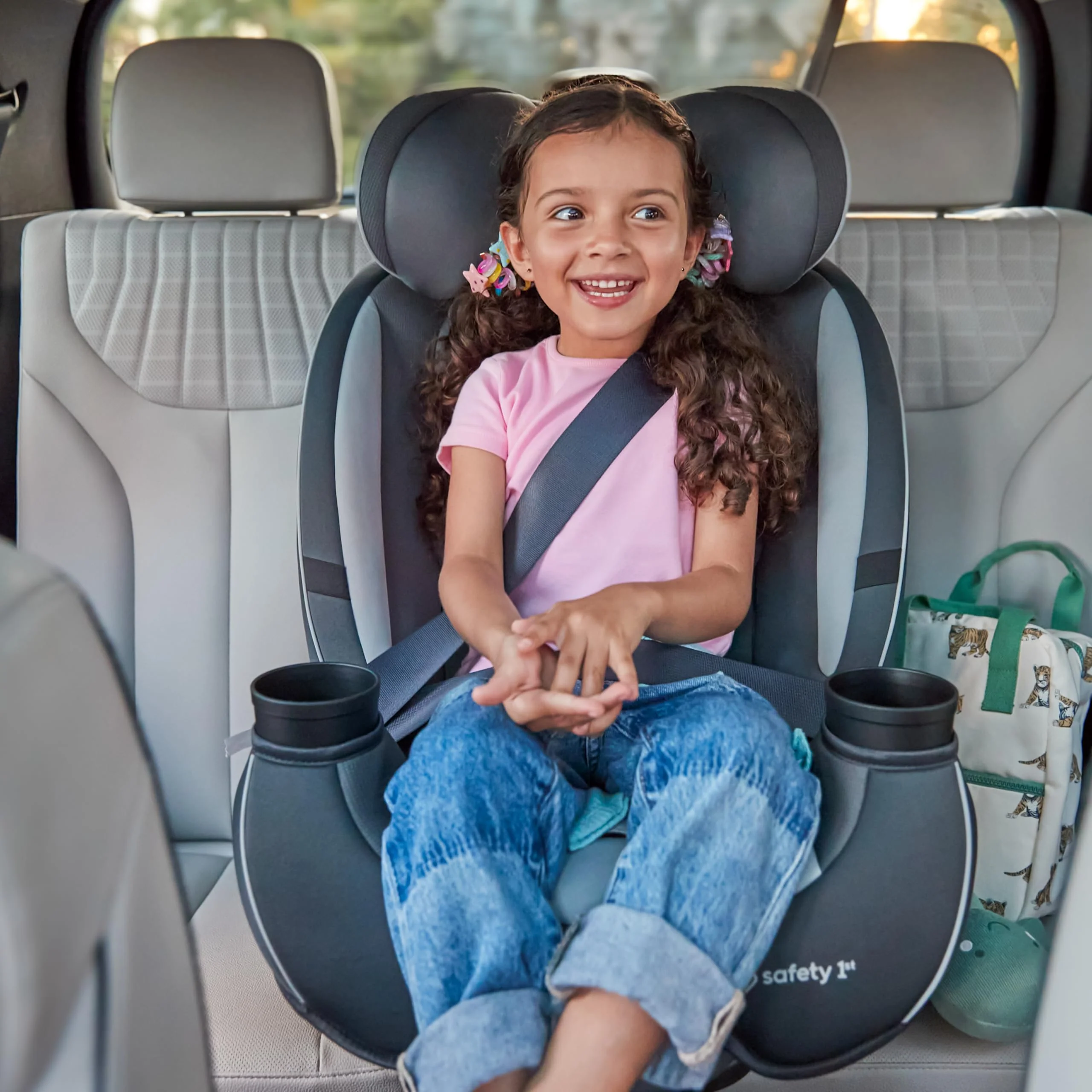 3-in-1 Slim Convertible Car Seat, All-in-One Infant Toddler Booster Seat, Rear & Forward Facing Child Safety Seat - Image 9