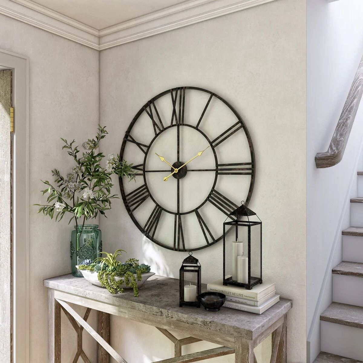 Modern Round Metal Wall Clock, Decorative Circular Hanging Clock for Living Room, Bedroom and Office - Image 28
