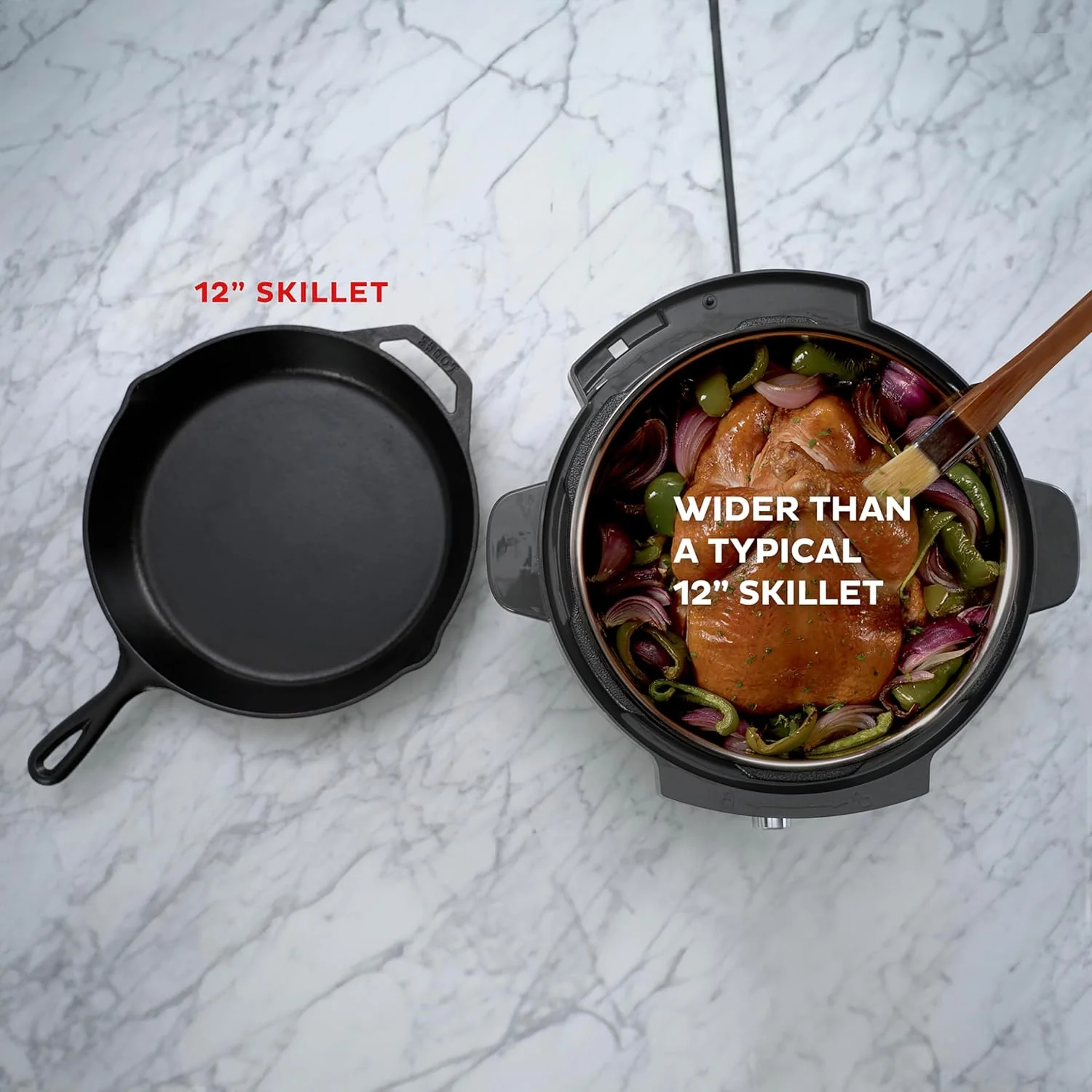 6QT Air Fryer, Clear Windows, Custom Program Options, 6-in-1 Functions, Crisps, Broils, Roasts, Dehydrates, Bakes, Reheats, from the, Black - Image 8