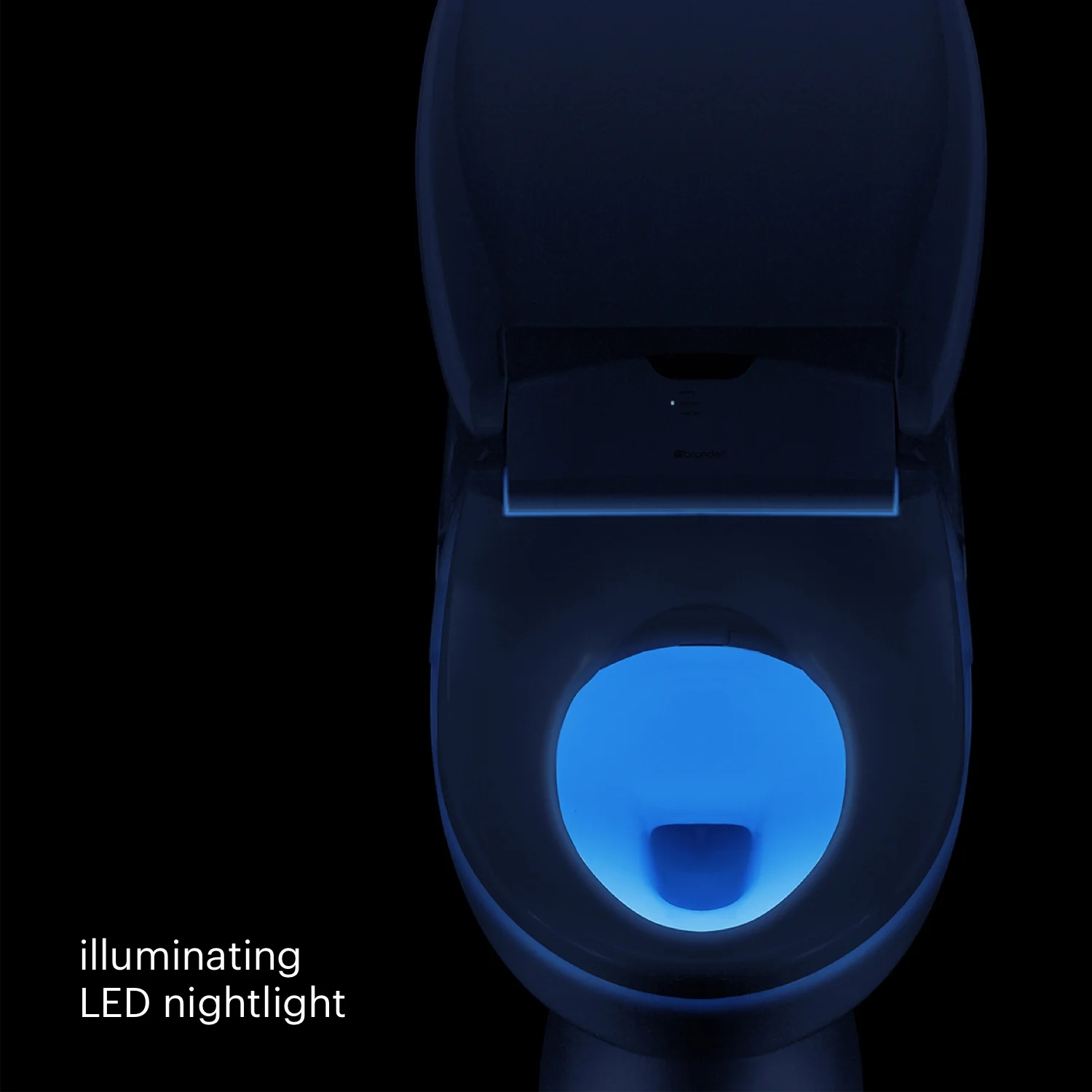 Brondell Bidet Toilet Seat S1400, Smart Toilet Seat, Dual Stainless-Steel, Self-Cleaning Nozzle With Clean Plus Technology, Endless Warm Water Bidet, Warm Air Dryer-Nightlight, Heated Seat, Elongated - Image 4