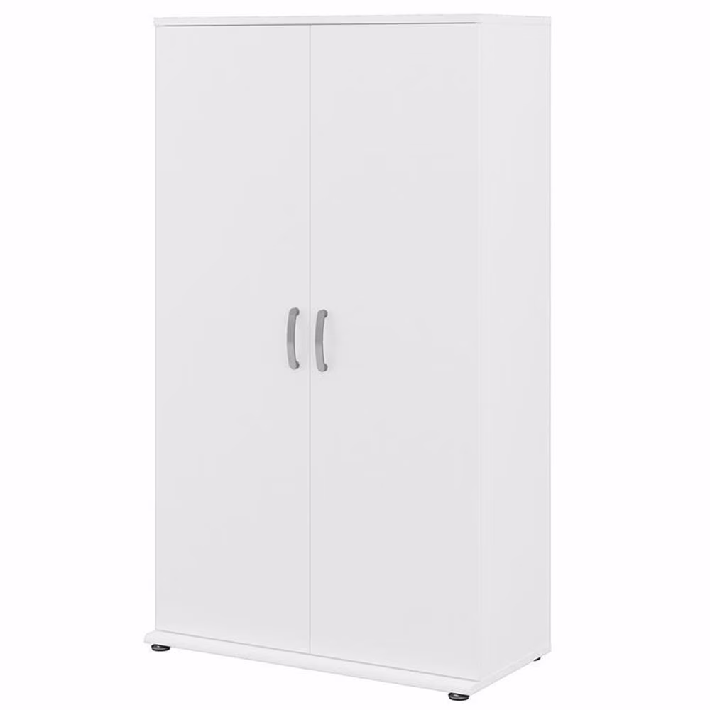 Pemberly Row Tall Garage Storage Cabinet in Platinum Gray - Engineered Wood - Image 3