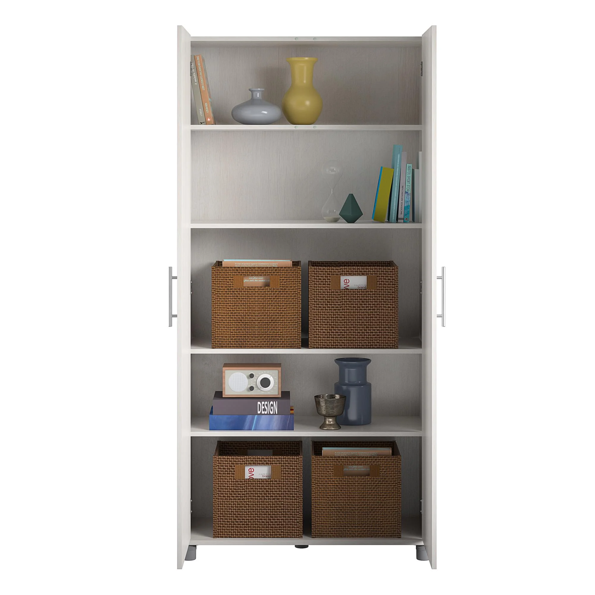 Camberly 36" Utility Storage Cabinet, Black Oak - Image 19