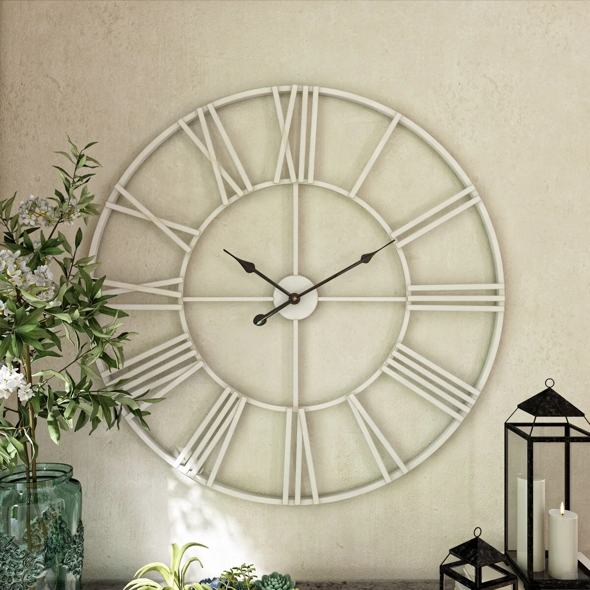 Modern Round Metal Wall Clock, Decorative Circular Hanging Clock for Living Room, Bedroom and Office - Image 17