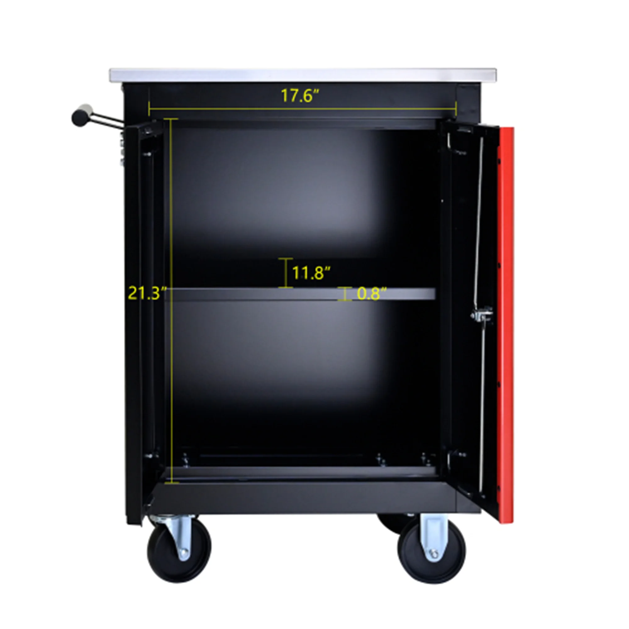 ARTMAN 6 Drawers Metal Rolling Storage Tool Chest Cabinet Cart with Wheels,with Key Locking and Parking Brake, Tool Box for Garage Workshop Warehouse - Image 24