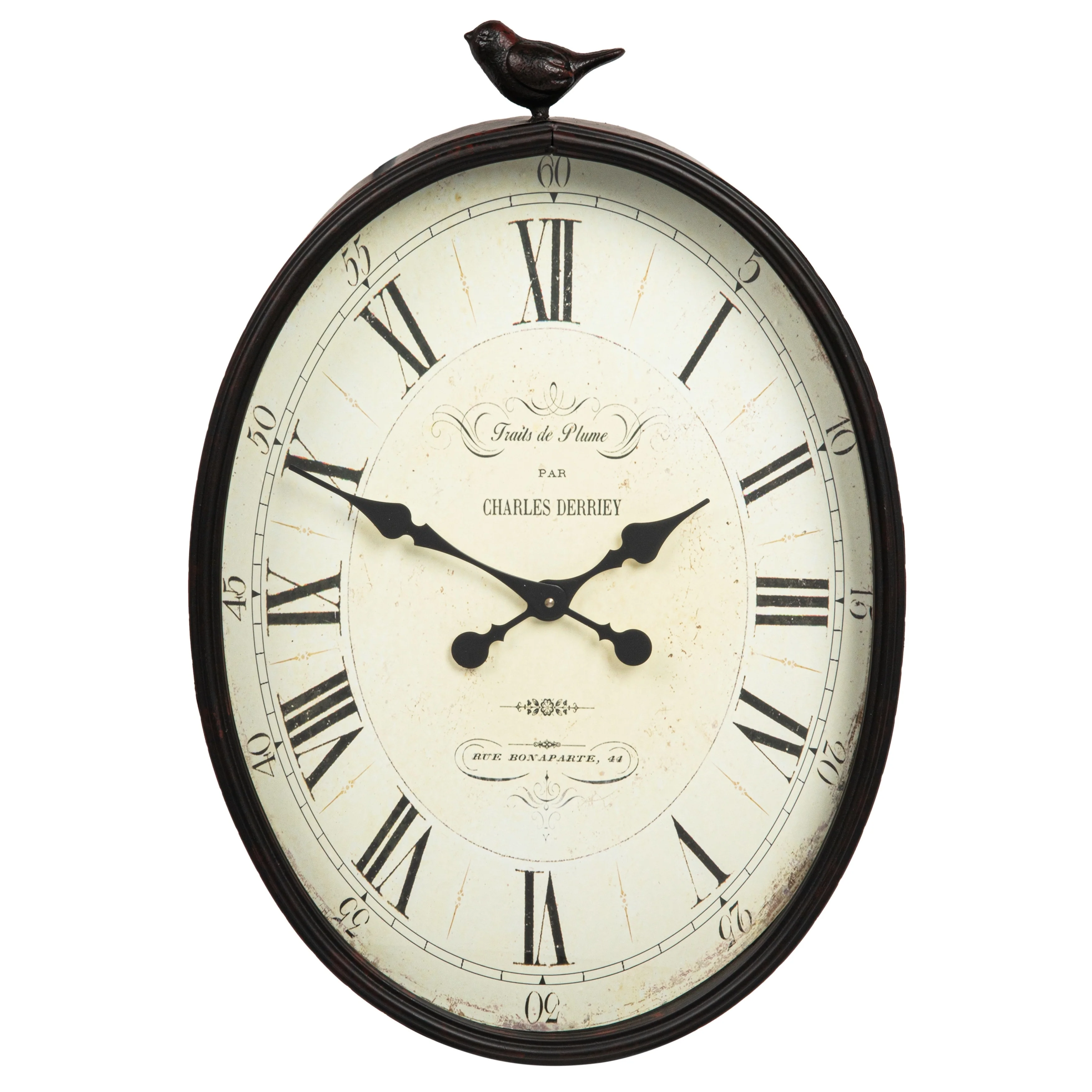 Metal Wall Clock with Bird Design, Decorative Vintage Hanging Clock for Living Room, Bedroom and Home Decor - Image 8