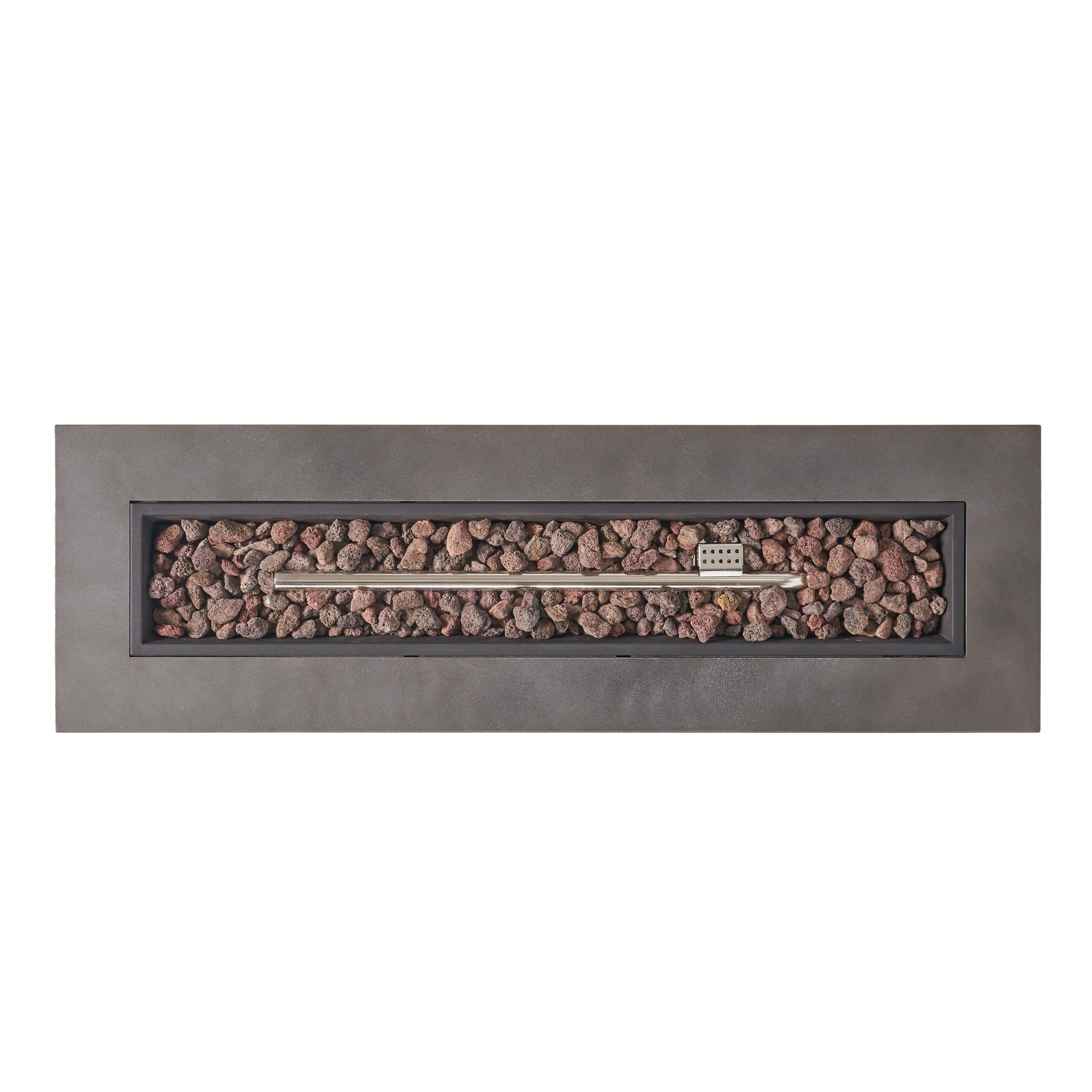 Christopher Knight Home Wellington Outdoor 50,000 BTU Rectangular Fire Pit (No Tank Holder) by Brushed Brown - Image 10