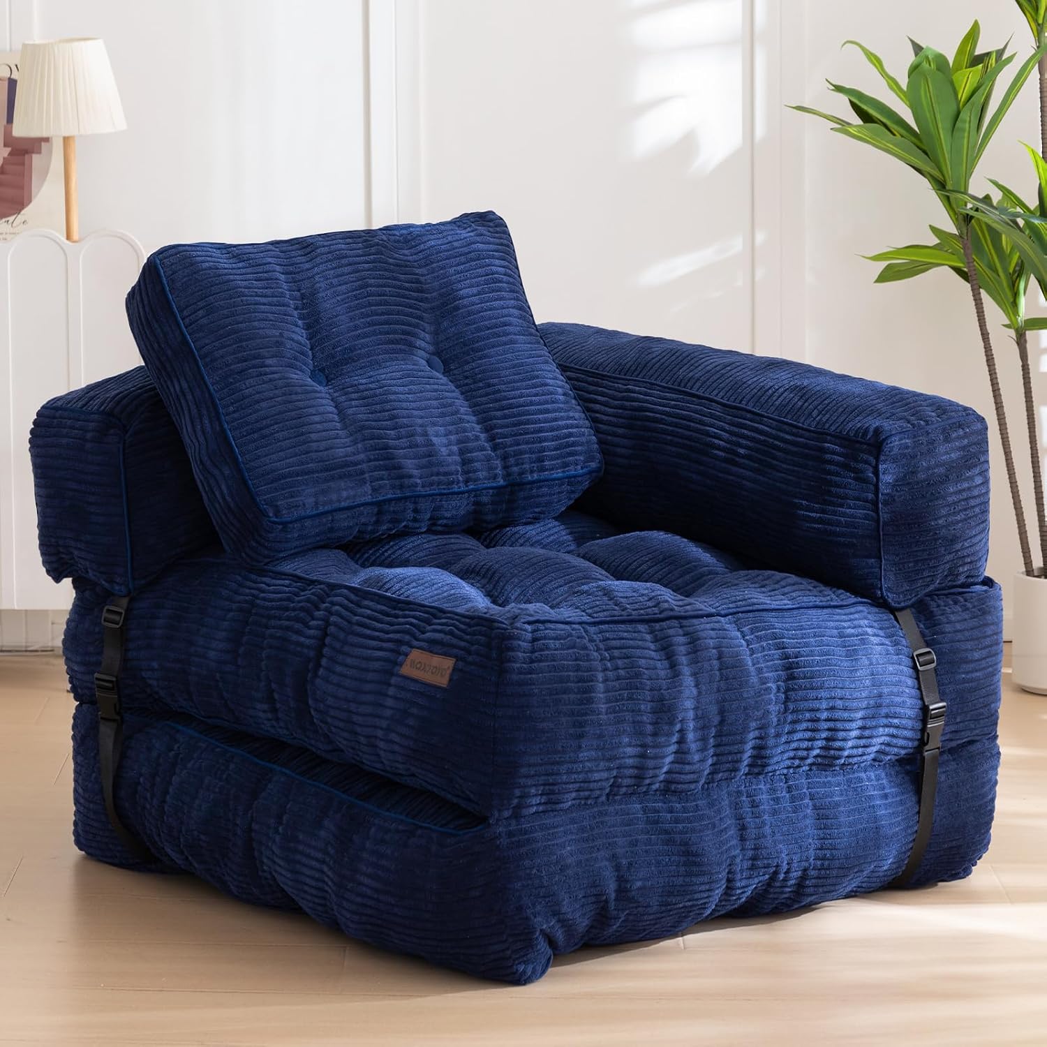 Folding Sofa Bed, Convertible Chair Bed with Pillow - Image 5