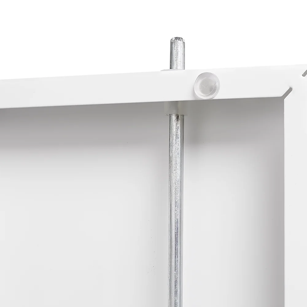 Metal Storage Cabinet with Locking Doors and Adjustable Shelf, Folding Filing Storage Cabinet, Rolling Storage Locker Cabinet for Home Office,School,Garage, White - Image 23