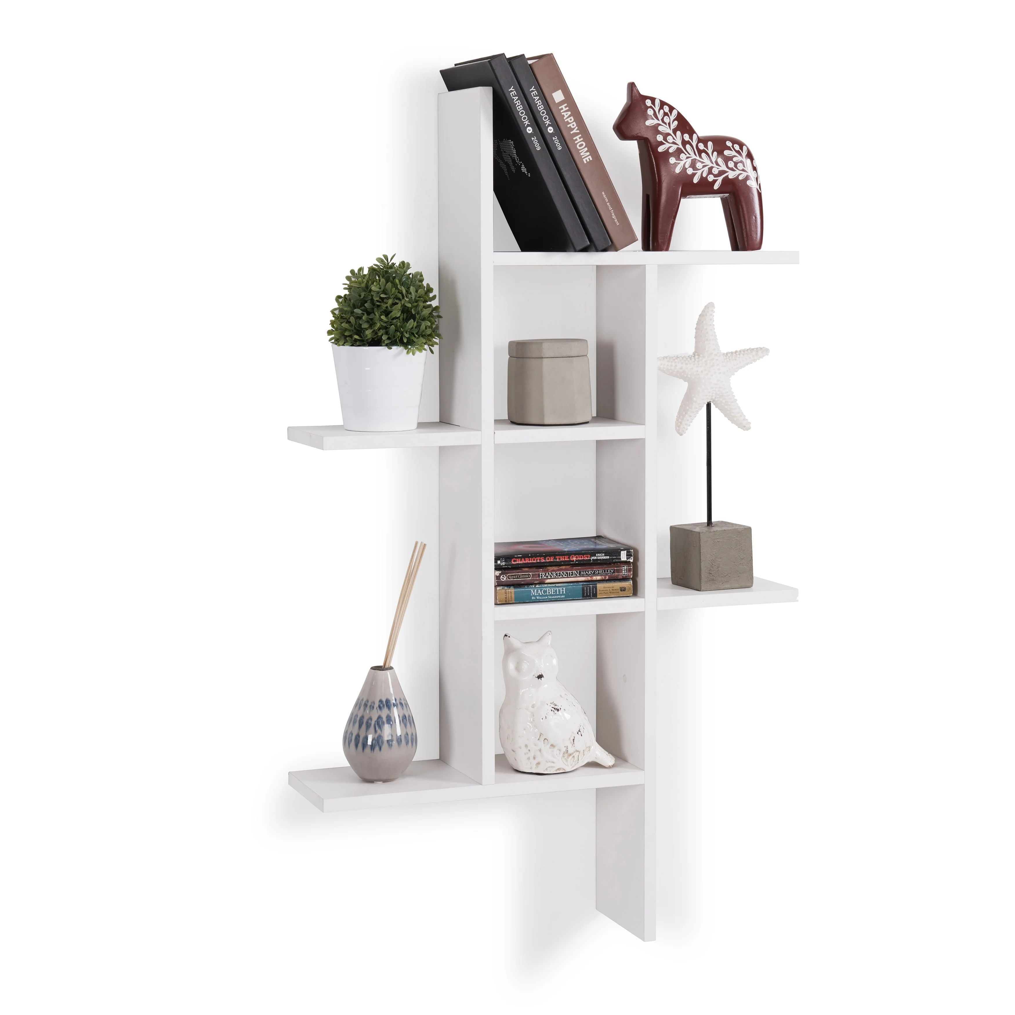 Cantilever Floating Wall Shelf, Modern Decorative Display Shelf for Living Room, Bedroom and Home Storage - Image 6