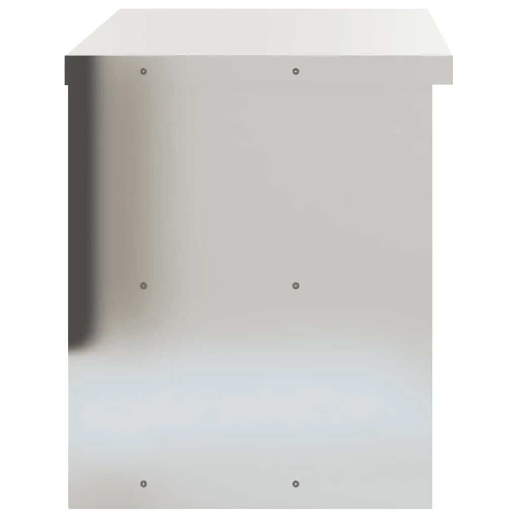 vidaXL Kitchen Wall Cabinet with Shelf Storage Restaurant Stainless Steel - Image 45
