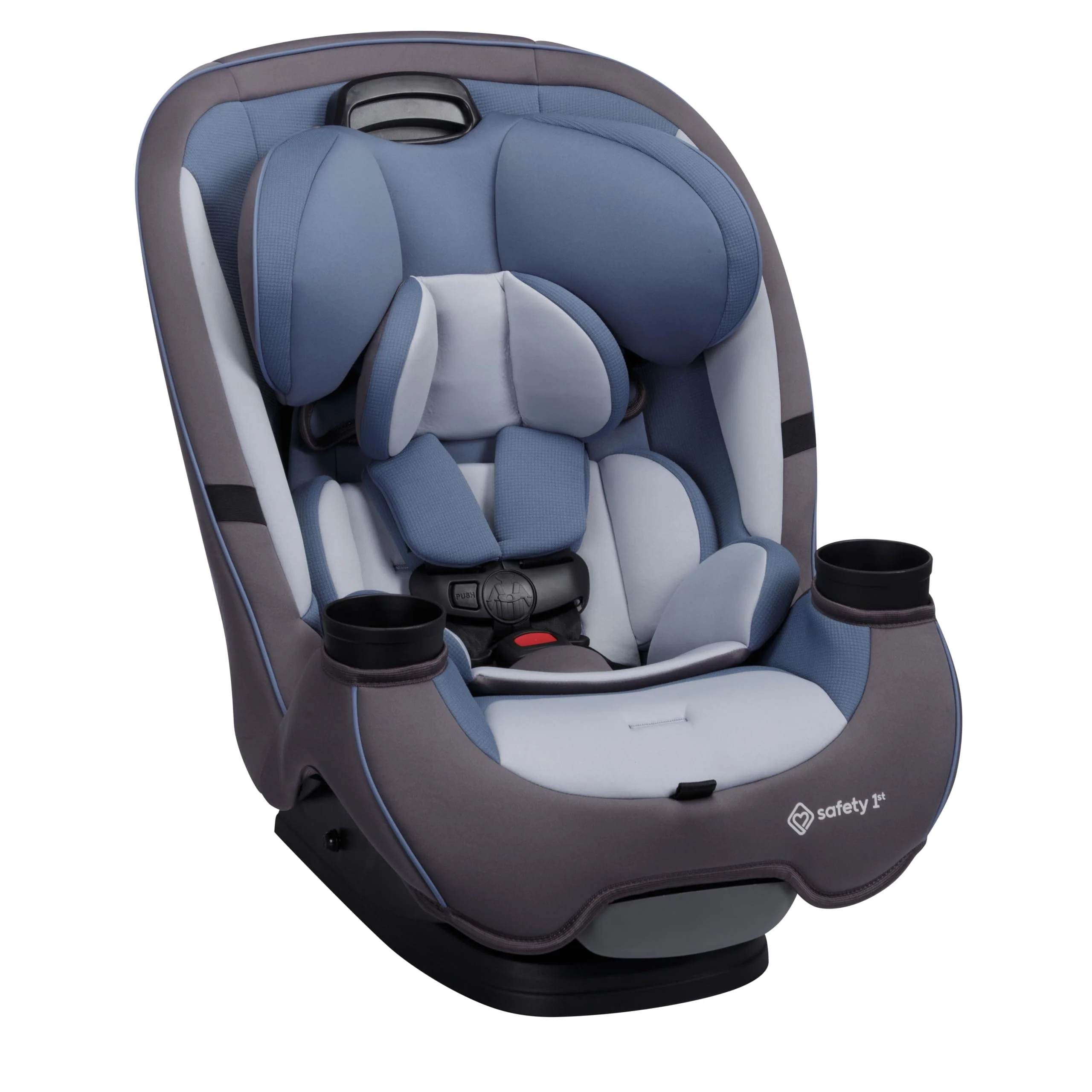 3-in-1 Slim Convertible Car Seat, All-in-One Infant Toddler Booster Seat, Rear & Forward Facing Child Safety Seat, Blue - Image 14
