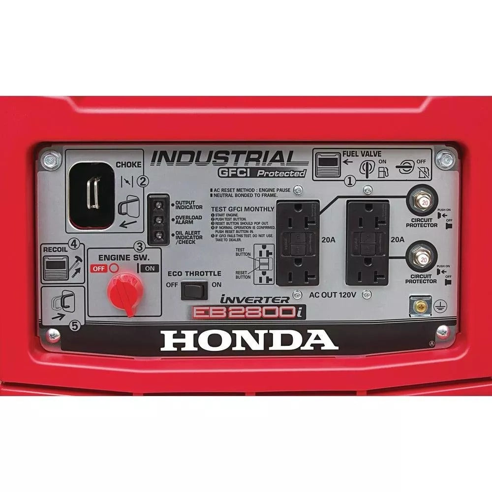 2,800-Watt Gasoline Powered Portable Industrial Inverter Generator - Image 3