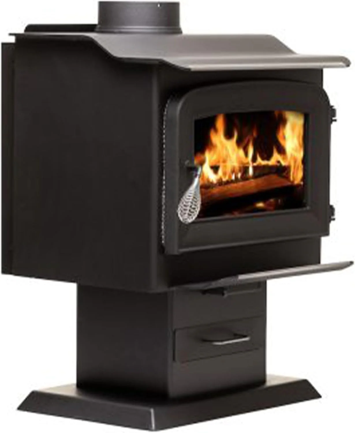 AW1120E-P 1200 Sq. Ft. Pedestal Wood Stove - Image 2