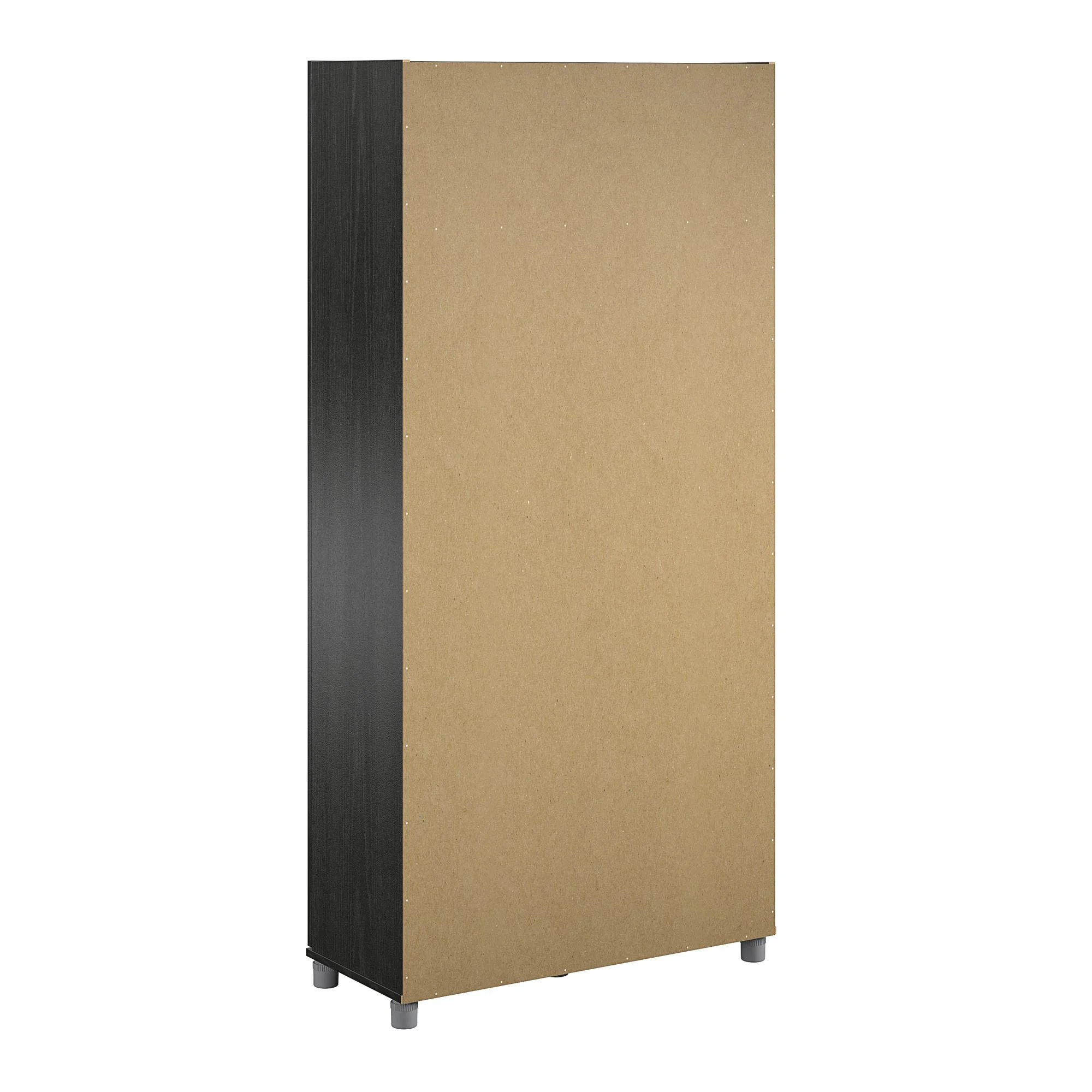 Camberly 36" Utility Storage Cabinet, Black Oak - Image 8